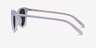 Rhythm Purple Striped AcetateSunglass Frames from EyeBuyDirect, Side View