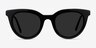Cherish Black AcetateSunglass Frames from EyeBuyDirect, Front View