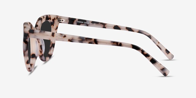 Cherish Ivory Tortoise AcetateSunglass Frames from EyeBuyDirect, Side View