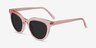 Cherish Champagne AcetateSunglass Frames from EyeBuyDirect, Angle View