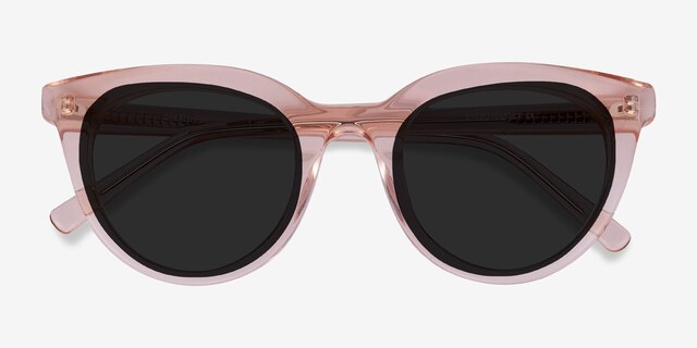 Cherish Champagne AcetateSunglass Frames from EyeBuyDirect, Closed View