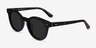 Seine Tortoise AcetateSunglass Frames from EyeBuyDirect, Angle View