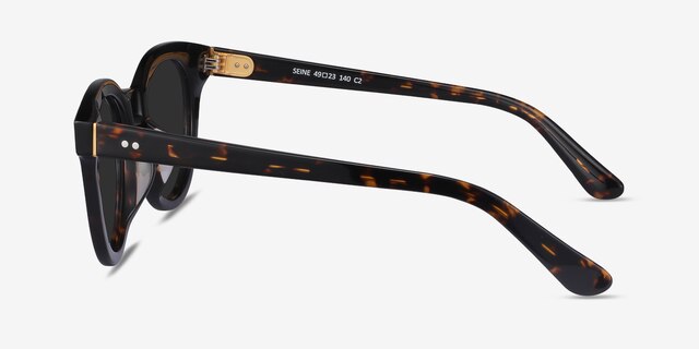 Seine Tortoise AcetateSunglass Frames from EyeBuyDirect, Side View