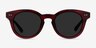 Seine Red AcetateSunglass Frames from EyeBuyDirect, Front View