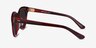 Seine Red AcetateSunglass Frames from EyeBuyDirect, Side View