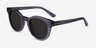 Seine Gray AcetateSunglass Frames from EyeBuyDirect, Angle View