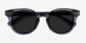 Seine Gray AcetateSunglass Frames from EyeBuyDirect, Closed View