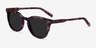 Emilie Floral AcetateSunglass Frames from EyeBuyDirect, Angle View