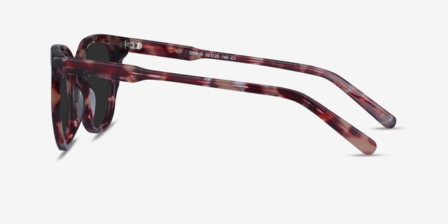 Emilie Floral AcetateSunglass Frames from EyeBuyDirect, Side View