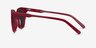 Emilie Burgundy AcetateSunglass Frames from EyeBuyDirect, Side View