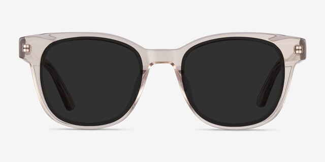 Sun Lighthouse Champagne AcetateSunglass Frames from EyeBuyDirect, Front View