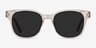 Sun Lighthouse Champagne AcetateSunglass Frames from EyeBuyDirect, Front View
