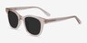 Sun Lighthouse Champagne AcetateSunglass Frames from EyeBuyDirect, Angle View