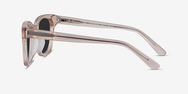 Sun Lighthouse Champagne AcetateSunglass Frames from EyeBuyDirect, Side View