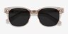 Sun Lighthouse Champagne AcetateSunglass Frames from EyeBuyDirect, Closed View