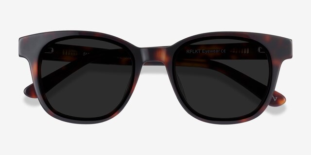 Sun Lighthouse Tortoise AcetateSunglass Frames from EyeBuyDirect, Closed View