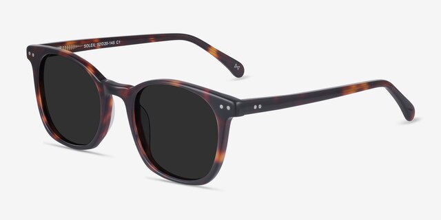 Soleil Écailles AcétateSoleil de Lunette de vue d'EyeBuyDirect, Vue d'Angle