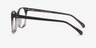 Soleil Striped AcetateSunglass Frames from EyeBuyDirect, Side View