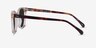 Soleil Champagne AcetateSunglass Frames from EyeBuyDirect, Side View