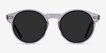 Luminance Gray AcetateSunglass Frames from EyeBuyDirect, Front View