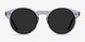 Luminance Gray AcetateSunglass Frames from EyeBuyDirect, Front View