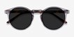Luminance Gray AcetateSunglass Frames from EyeBuyDirect, Closed View