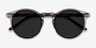 Luminance Gray AcetateSunglass Frames from EyeBuyDirect, Closed View