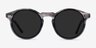 Luminance Striped AcetateSunglass Frames from EyeBuyDirect, Front View