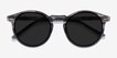 Luminance Striped AcetateSunglass Frames from EyeBuyDirect, Closed View
