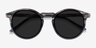 Luminance Striped AcetateSunglass Frames from EyeBuyDirect, Closed View