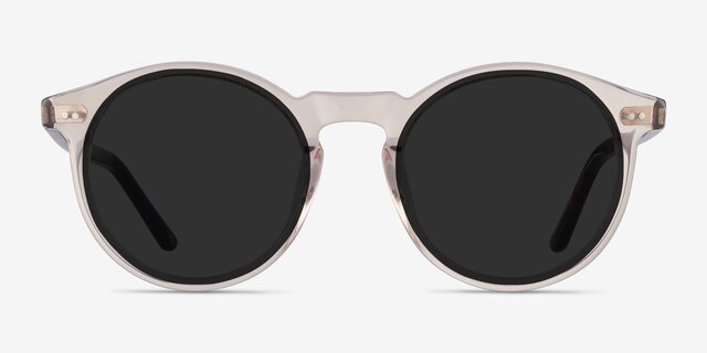 Luminance Champagne AcétateSoleil de Lunette de vue d'EyeBuyDirect, Vue de Face