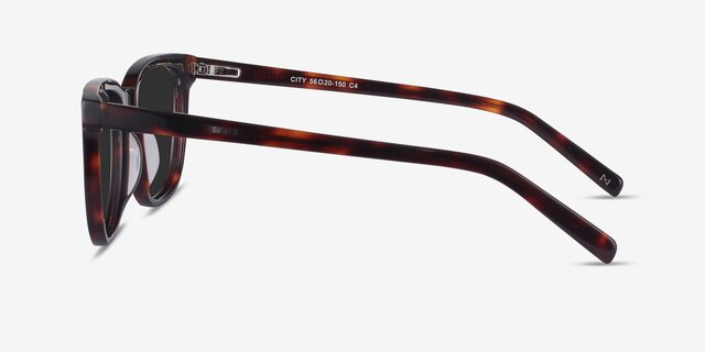 City Tortoise AcetateSunglass Frames from EyeBuyDirect, Side View