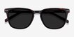 City Tortoise AcetateSunglass Frames from EyeBuyDirect, Closed View