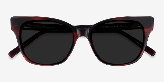 Sun Cachet Tortoise AcetateSunglass Frames from EyeBuyDirect, Closed View