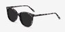 Sun Bardot Écaille ivoire AcétateSoleil de Lunette de vue d'EyeBuyDirect, Vue d'Angle