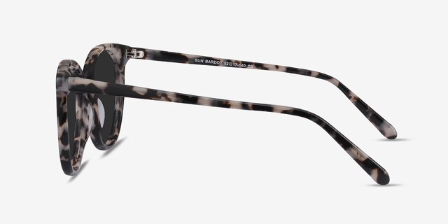 Sun Bardot Écaille ivoire AcétateSoleil de Lunette de vue d'EyeBuyDirect, Vue de Côté