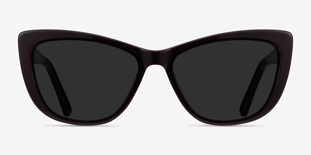 Sun Charlotte Purple AcetateSunglass Frames from EyeBuyDirect, Front View