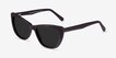 Sun Charlotte Purple AcetateSunglass Frames from EyeBuyDirect, Angle View