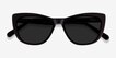 Sun Charlotte Purple AcetateSunglass Frames from EyeBuyDirect, Closed View