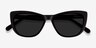 Sun Charlotte Purple AcetateSunglass Frames from EyeBuyDirect, Closed View