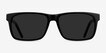 Sun Sydney Black AcetateSunglass Frames from EyeBuyDirect, Front View