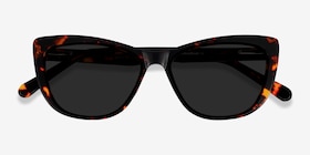 Sun Charlotte - Cat Eye Tortoise Frame Sunglasses For Women | Eyebuydirect
