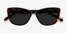 Sun Charlotte Tortoise AcetateSunglass Frames from EyeBuyDirect, Closed View