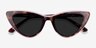 Secret Tortoise Pink AcetateSunglass Frames from EyeBuyDirect, Closed View