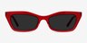 Suite Red AcetateSunglass Frames from EyeBuyDirect, Front View
