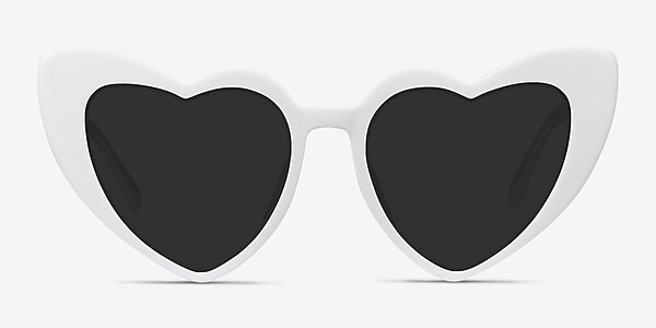 Darling White Acetate Sunglass Frames