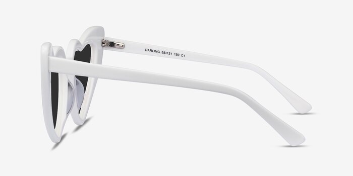 Darling White Acetate Sunglass Frames from EyeBuyDirect