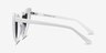 Darling White AcetateSunglass Frames from EyeBuyDirect, Side View