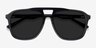 Aster Black AcetateSunglass Frames from EyeBuyDirect, Closed View