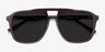 Aster Dark Burgundy AcétateSoleil de Lunette de vue d'EyeBuyDirect, Vue Rapprochée